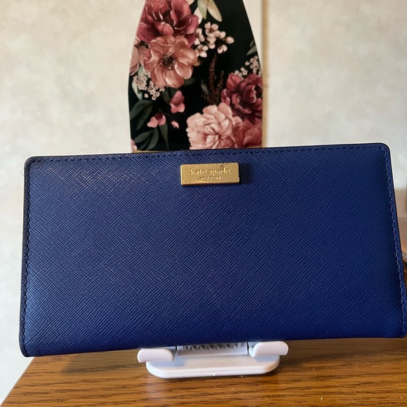 kate spade Handbags - Kate Spade Blue Wallet